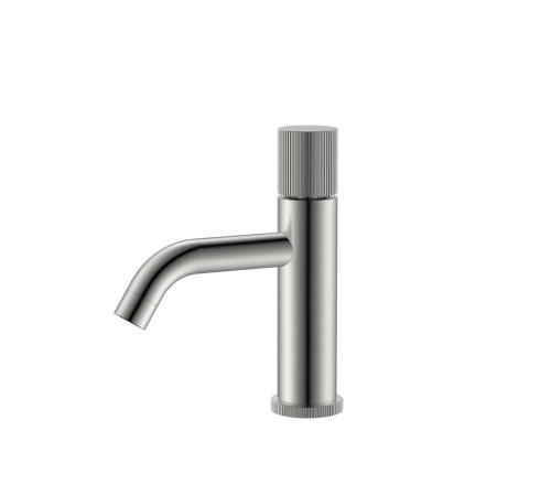 Смеситель для раковины Boheme Stick Linea на 1 отверстие никель 121-NB.3