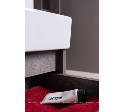 Тумба с раковиной Aquanet Nova Lite 75 2 ящика дуб рошелье 00245245