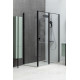 Душевое ограждение Allen Brau Priority 1400x800 мм браш черный 3.31012.BBA/3.31015.BBA