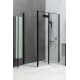 Душевое ограждение Allen Brau Priority 1400x800 мм браш черный 3.31012.BBA/3.31015.BBA