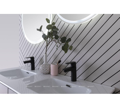 Комплект 1 Раковина-столешница Aquanet Flat 120 двойная 00254367