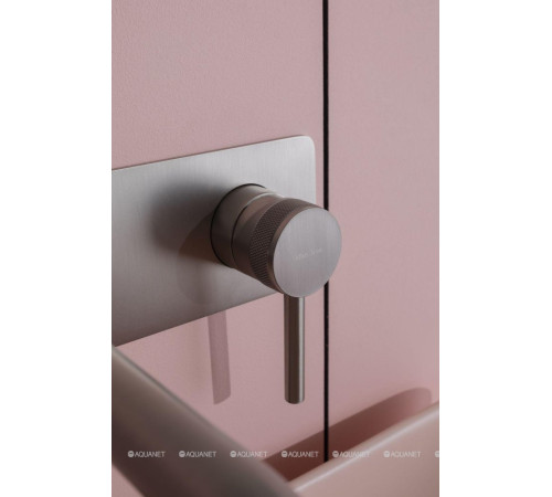 Смеситель для раковины встраиваемый Allen Brau Priority излив 195 мм брашированный никель 5.31003-BN