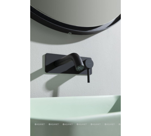 Смеситель для раковины встраиваемый Allen Brau Priority излив 195 мм черный матовый 5.31003-31