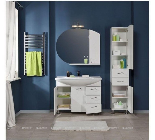 Тумба под раковину Aquanet Моника 105 белый 00186772