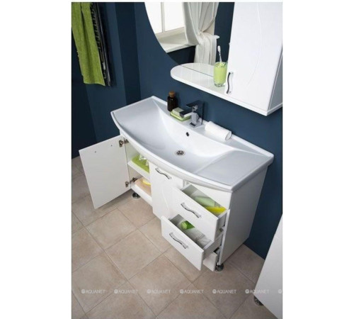 Тумба под раковину Aquanet Моника 105 белый 00186772