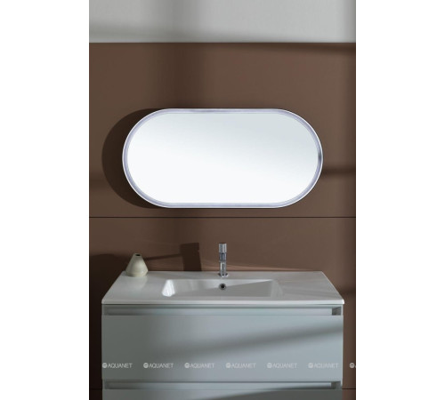 Раковина накладная Allen Brau FANTASY Flat 1015x465 мм с переливом белая 4.11014.20