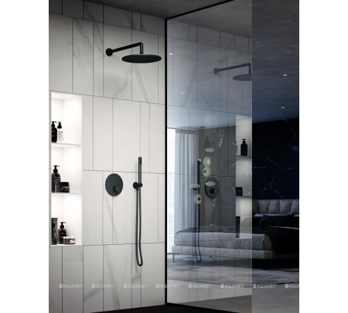 Термостат Paffoni Compact внешняя часть на 2 функции черный матовый CPT018NO