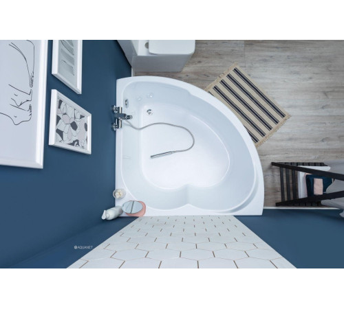 Акриловая ванна Aquanet Fregate 120x120 см в комплекте 00205488