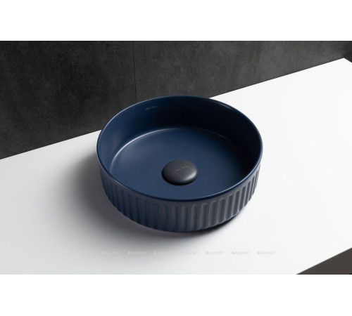 Раковина накладная Allen Brau Fantasy Line Ø360 мм индиго 4.11032.ID