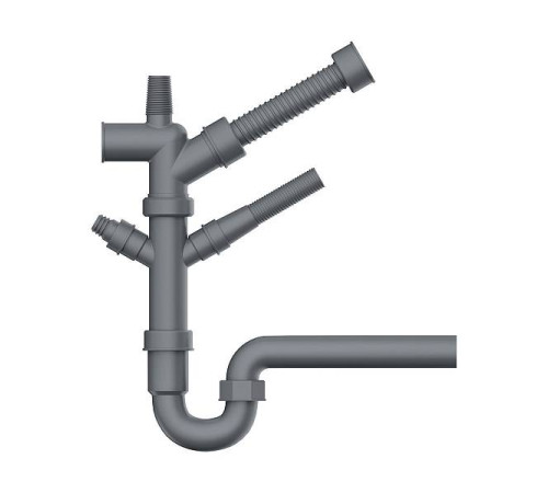 Сменная горловина для измельчителя Omoikiri Nagare Slim NA-02-G золото 4956716