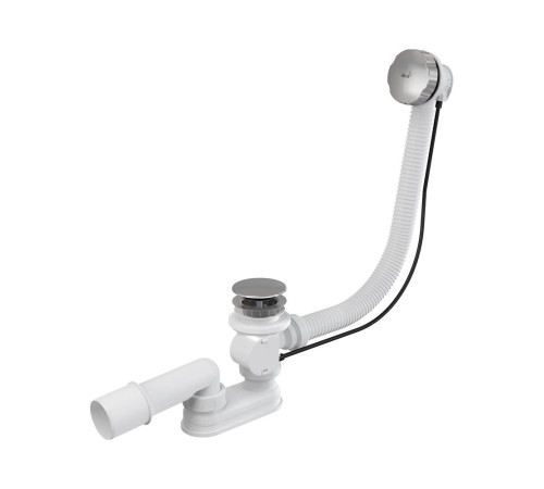 Сифон для поддона McAlpine бутылочный 90-100 мм высота 53 мм выход 40/50 мм хром MRS10C