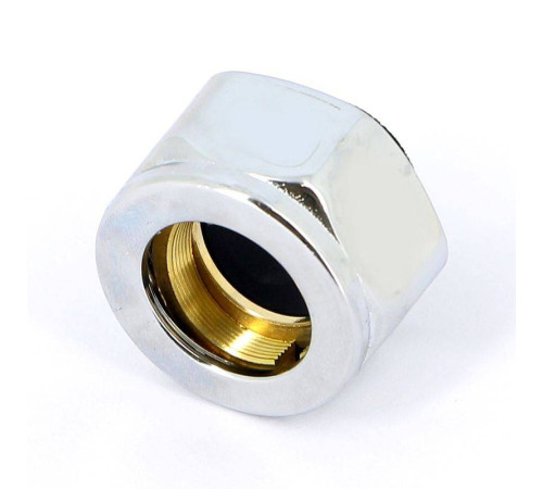 Соединитель обжимной Carlo Poletti 16 x M24x19 ВР хромированный для медных труб A33110B