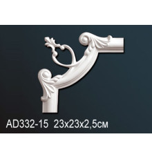 Угловой элемент для молдинга Perfect полиуретан AD332-15