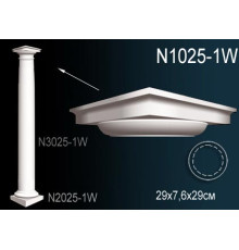 Капитель колонны полиуретановая Perfect N1025-1W N1025-1W