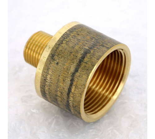 Переходник круглый Viega 1/2 x 1 1/4 дюйма НВ бронза 650889