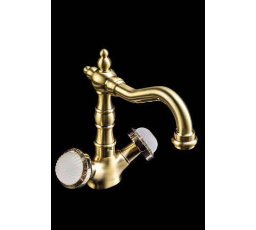 Смеситель для раковины высокий Boheme Satine бронза 312-ST