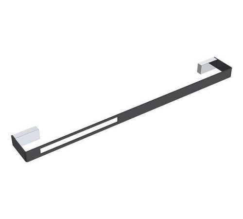 Полотенцедержатель Boheme Q 60 см хром/черный 10942-CR-B