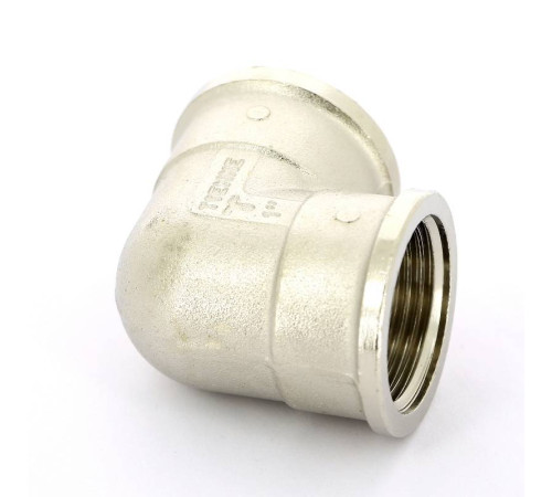 Угольник латунный никелированный Tiemme 1 ВР-ВР 1500144