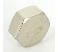 Заглушка латунная LD Pride 3/4 ВР никелированная 67.504.20
