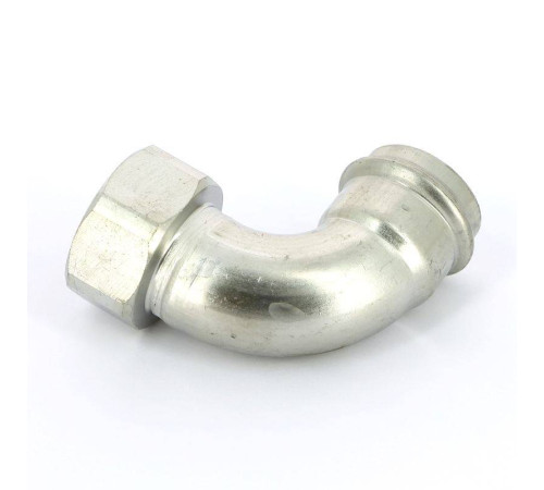 Угольник переходной Viega Sanpress Inox 90° 35х1 1/4 пресс-В нержавеющая сталь SC-Contur 437138