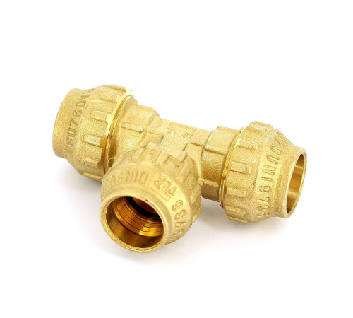 Тройник обжимной Tiemme 20х2.0 мм 3400033