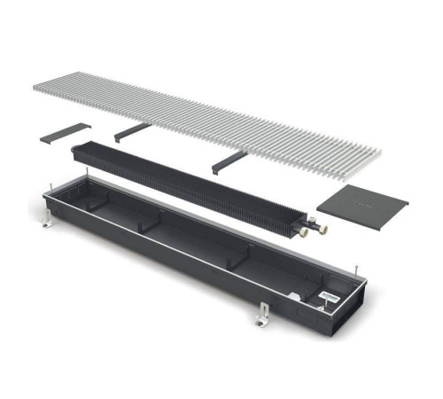 Внутрипольный конвектор Varmann Ntherm 300x90x1400 мм N 300.90.1400 RR U EV1