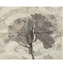 Панно Latina Ceramica Frades Conjunto Floral Gris комплект из 2 плиток 500х600 мм БП000007668