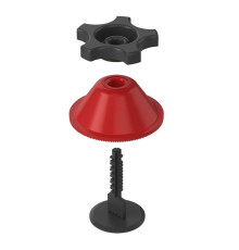 Система выравнивания плитки Litokol LITOLEVEL Гайка, шайба и стойка-основание 50 шт х9999294297