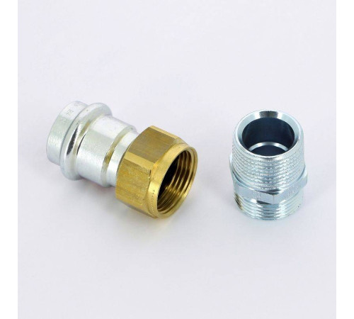 Муфта пресс-НР разъемная Viega Prestabo 22x3/4 оцинкованная сталь 559250