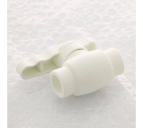 Кран шаровой PPR Pro Aqua Standart 20 мм белый с ручкой PA44008