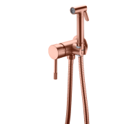 Гигиенический душ со шлангом 150 см Boheme Uno матовая медь 467-CB