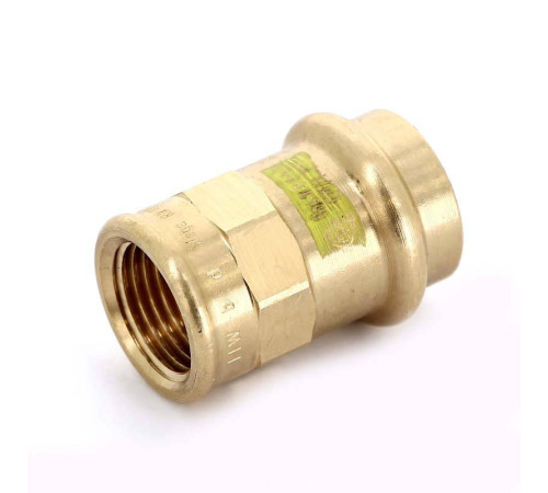 Муфта переходная пресс-В Viega Profipress G бронза 22х1/2 346416