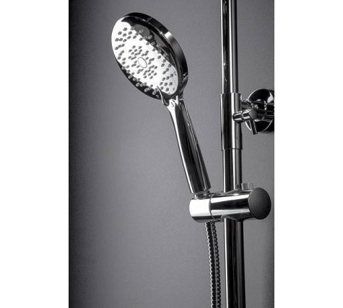 Душевая стойка с верхним душем Boheme Spectre gun metal 458-GM