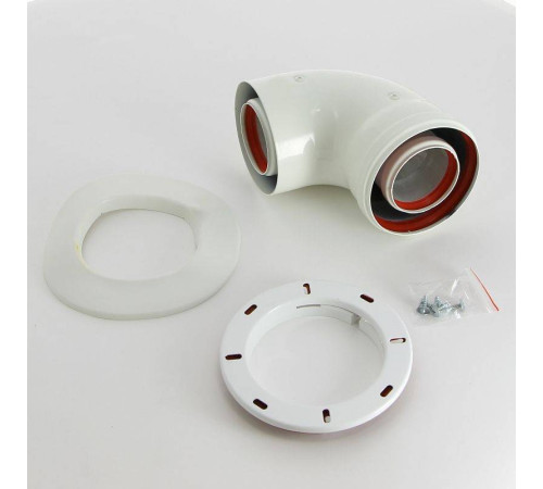 Отвод коаксиальный BAXI 60/100 мм 90° для котлов ECO Nova / Classic 71410141