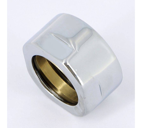 Соединитель для медной трубы Carlo Poletti 18 мм хром A58411B