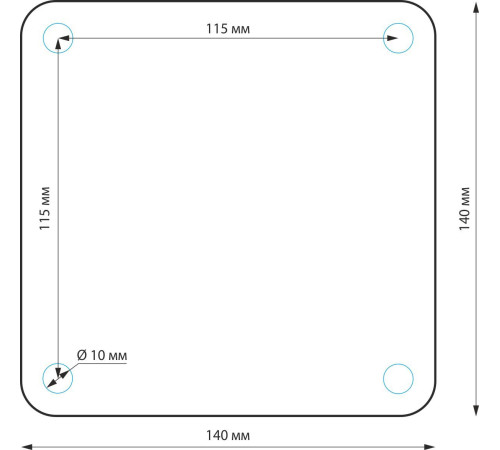 Ландшафтный светильник 1550 Techno черный IP54 1550 Techno черный