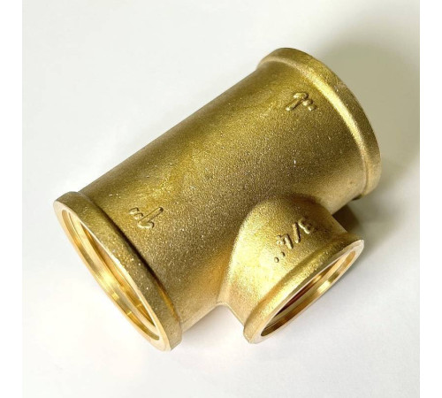 Тройник резьбовой переходной LD 1x3/4x1 ВВВ латунь LD.65.523.25x20x25