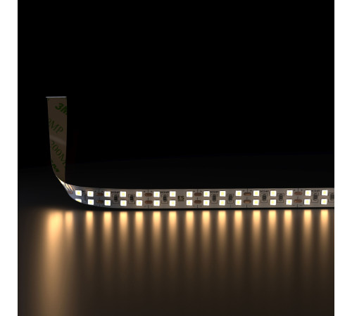 Лента светодиодная 240 LED 18 Вт IP20 двухрядная 3300К теплый белый, 5м 2835 24V 240Led 18W IP20