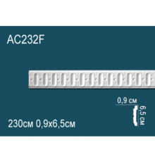 Молдинг гибкий Perfect полиуретановый с рисунком 2000х56х18 мм AC232F