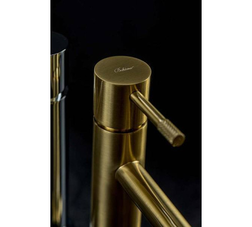 Смеситель для раковины Boheme Uno однорычажный золото матовое 461-MG