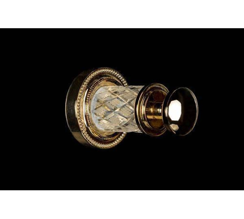 Крючок для ванной Boheme Murano Cristal золото 10906-CRST-G