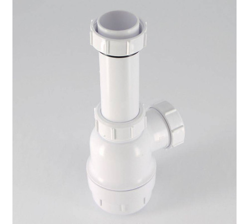 Сифон McAlpine бутылочный 1 1/2 x 40 мм без выпуска выход 40 мм MRSK2-NW