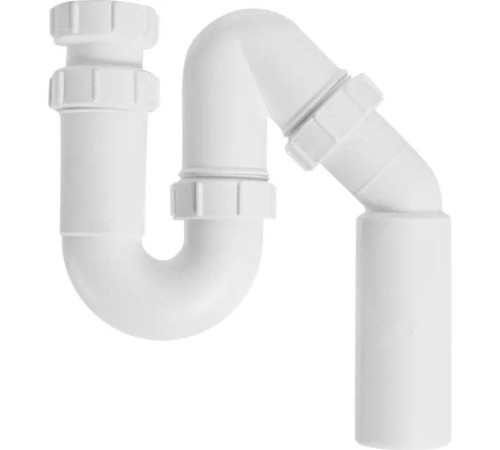 Сифон McAlpine трубный P/S-образный 1 1/2 x 40 мм без выпуска MRSK12