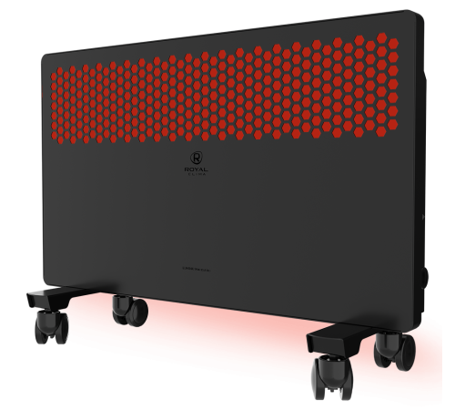 Конвектор электрический Royal Clima LUMINO Meccanico 1000 Вт черный REC-LUB1000M