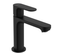Смеситель для раковины Hansgrohe Rebris S 110 с донным клапаном черный матовый 72517670