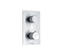 Внешняя часть термостата для душа Bossini Nobu на 2-5 потребителей матовая сталь INZ072.075