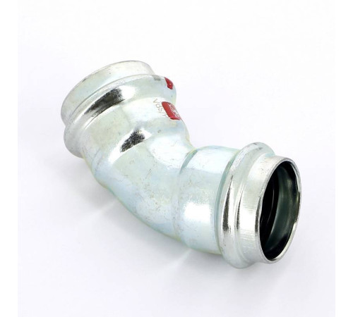 Угол пресс 45° Viega Prestabo 28 мм оцинкованная сталь 558291