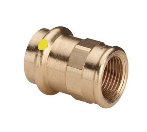 Муфта переходная пресс-В Viega Profipress G бронза 22х1/2 346416