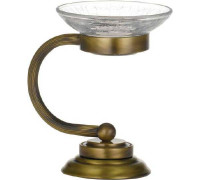 Мыльница Boheme Murano настольная 11.5х12х14.5 см бронза 10910-BR