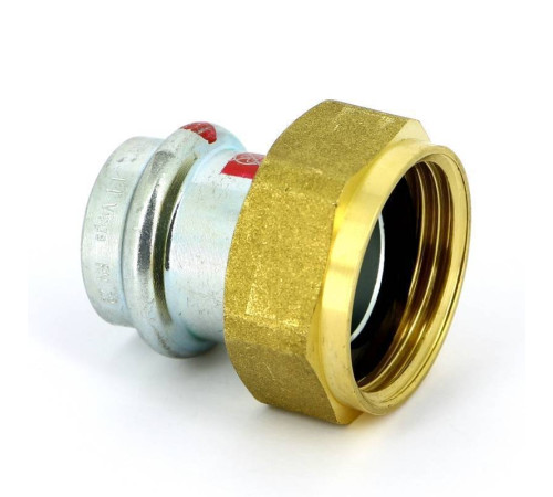 Муфта пресс Viega Prestabo с накидной гайкой 22х1 оцинкованная сталь 559199